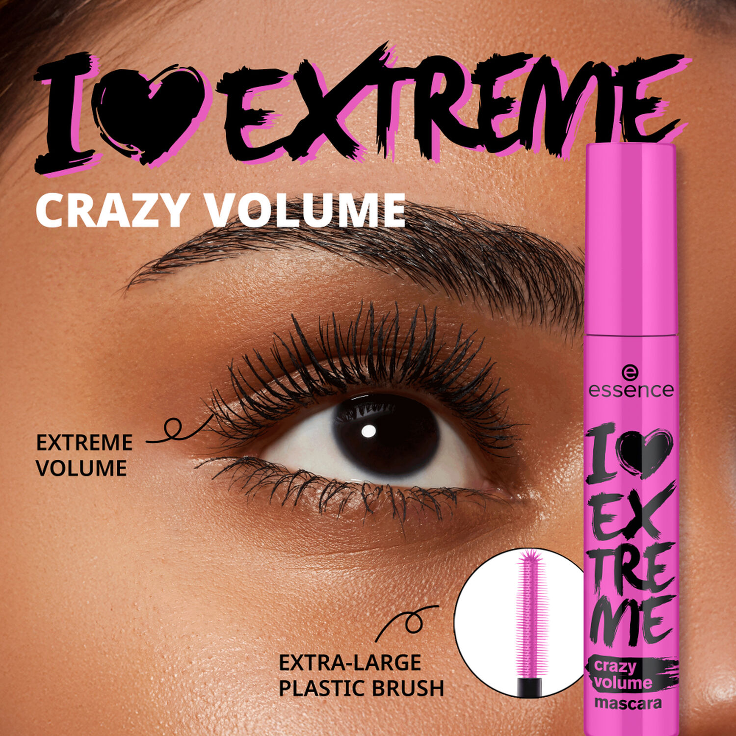 Essence I Love Extreme Crazy Volume Mascara - 12ml