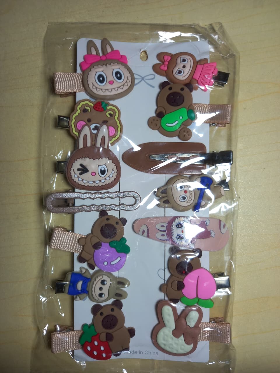 14-Pcs Kawaii Sanrio Cartoon Hair Clips Set for Girls – Cute Hello Kitty & My Melody Hair Accessories