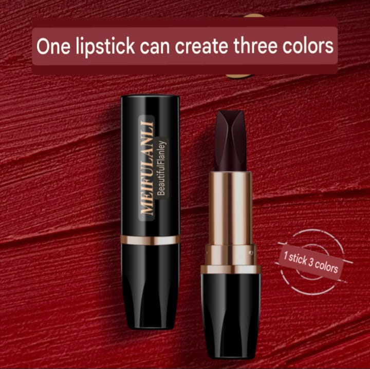 MEIFULANLI Water Ripples Soft Fog 3-in-1 Diamond Lipstick - Thumbnail 3